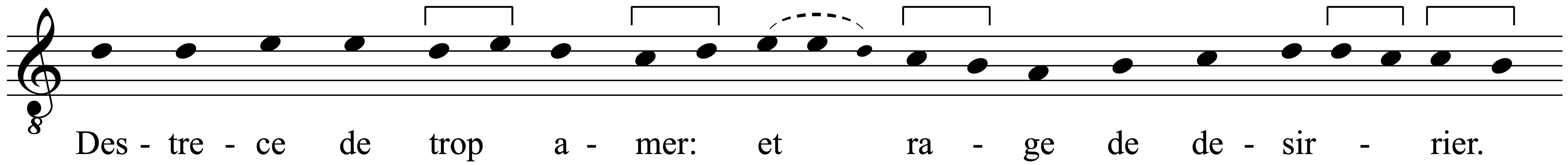 Work musical notation
